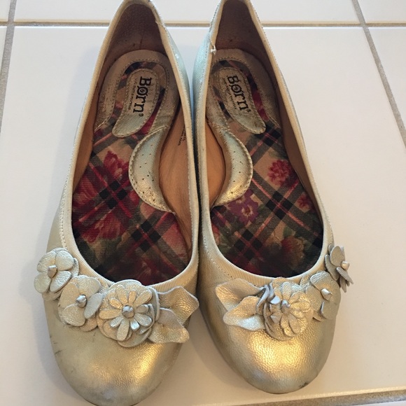 born gold flats